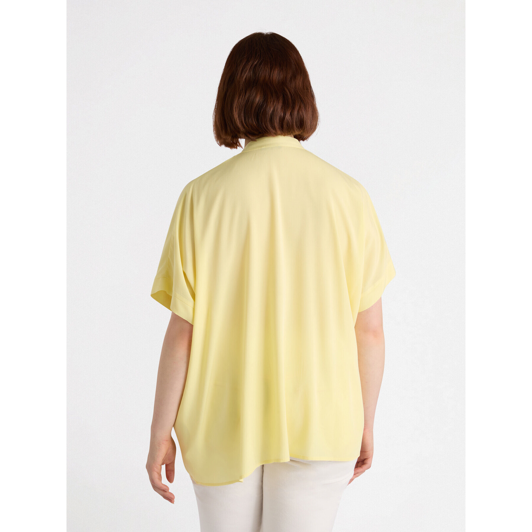 Fiorella Rubino - Camisa ancha de viscosa - Amarillo