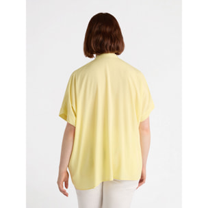 Fiorella Rubino - Camisa ancha de viscosa - Amarillo