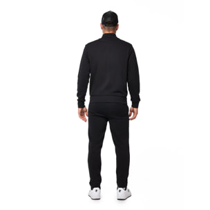 Tuta da uomo con Felpe con colletto e zip e pantalone non felpata Leone Basic