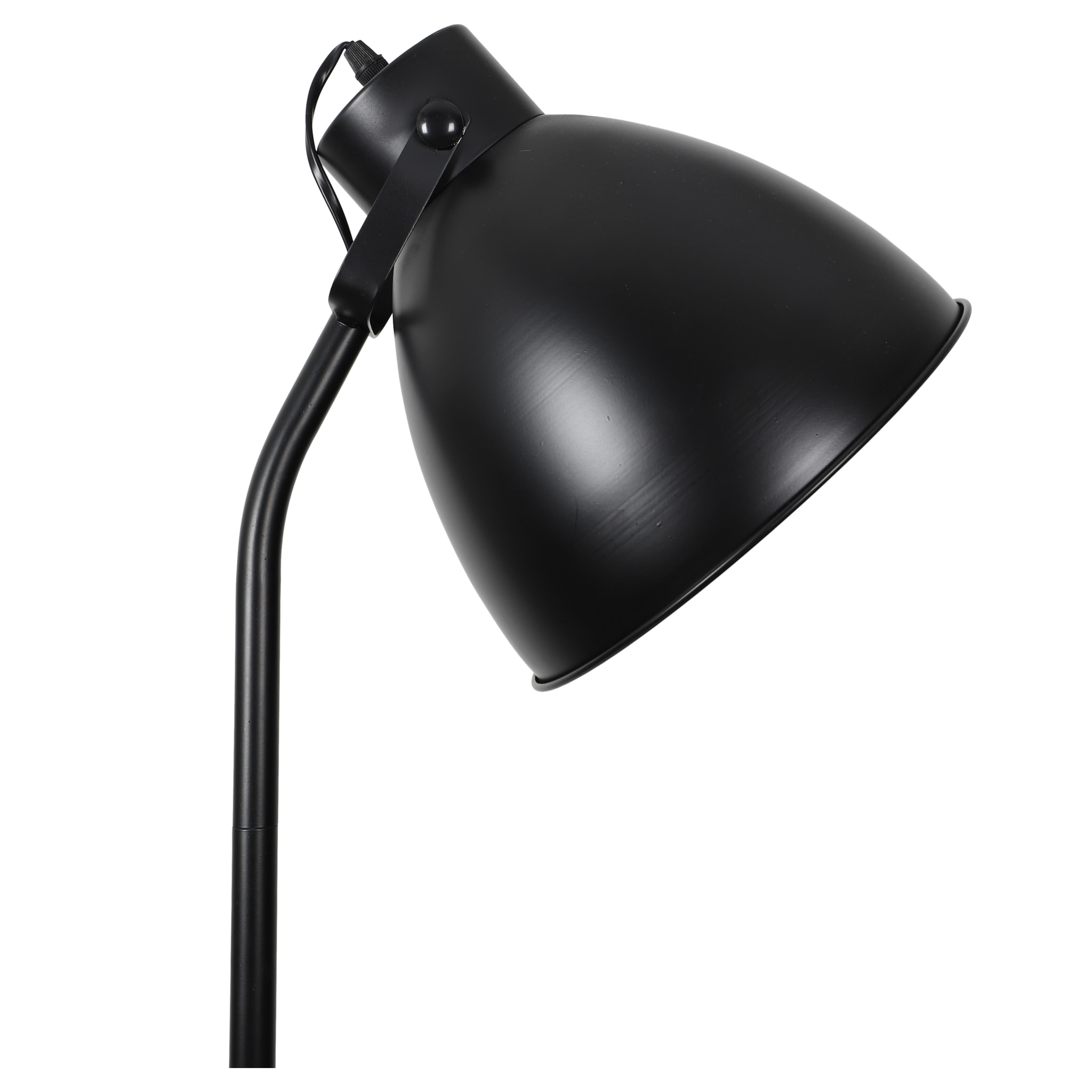 Lampadaire Metal Indus Noir H170cm