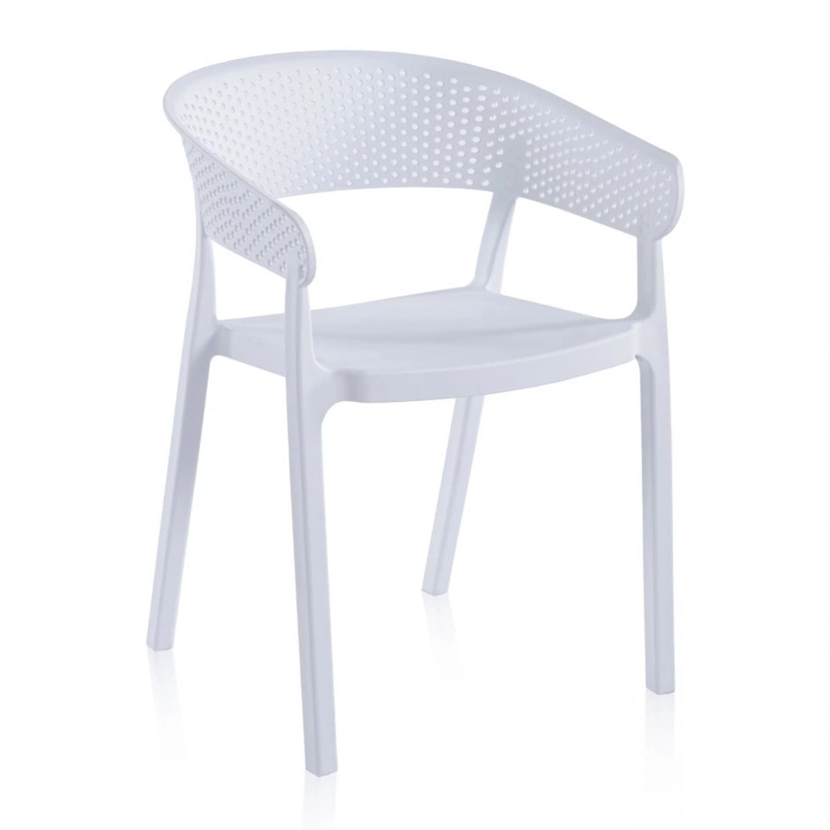 Pack 4 sillas de exterior Diza Blanco