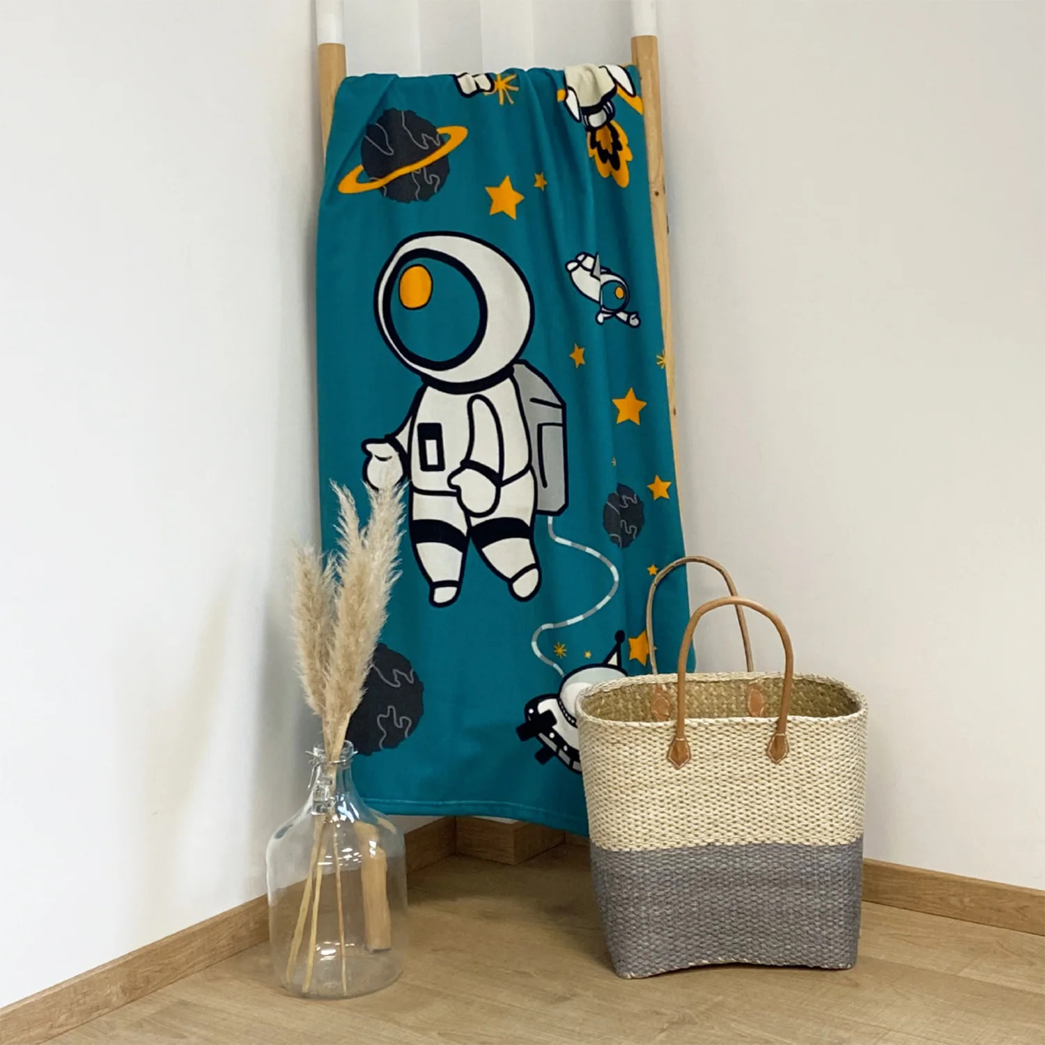 Serviette de plage microfibre Galactic 70x140 250 g/m²