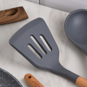 Juego de 4 cuchillos de cocina y set 3 utensilios colección Daimiel San Ignacio