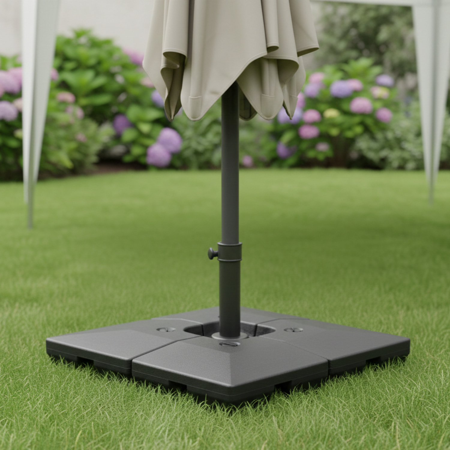 Lot de 4 dalles carrées CROZON