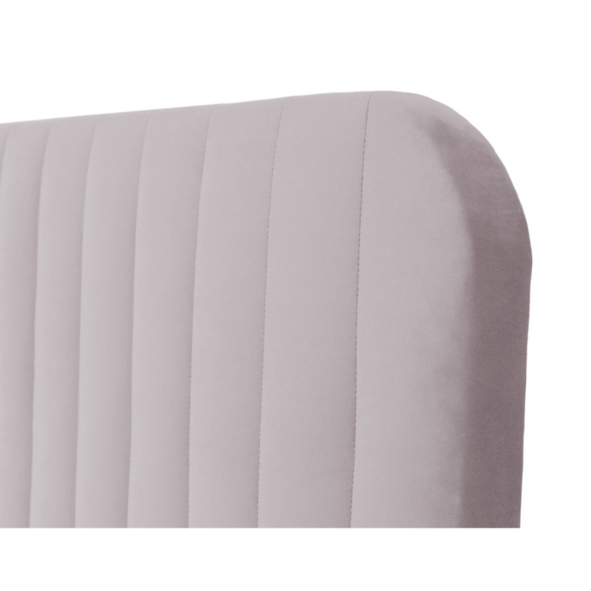 Stuart - lit coffre - 160x200 cm - sommier inclus - en velours - Rose