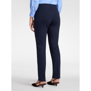 Elena Mirò - Pantaloni slim in punto Milano - Blu