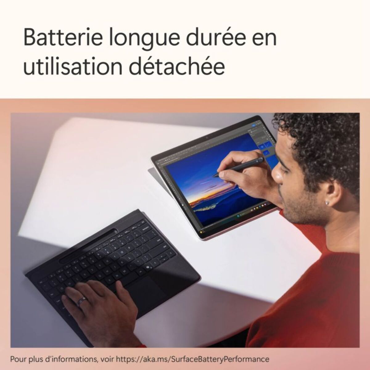 Clavier MICROSOFT Clavier Flex Noir Surface Pro 13"