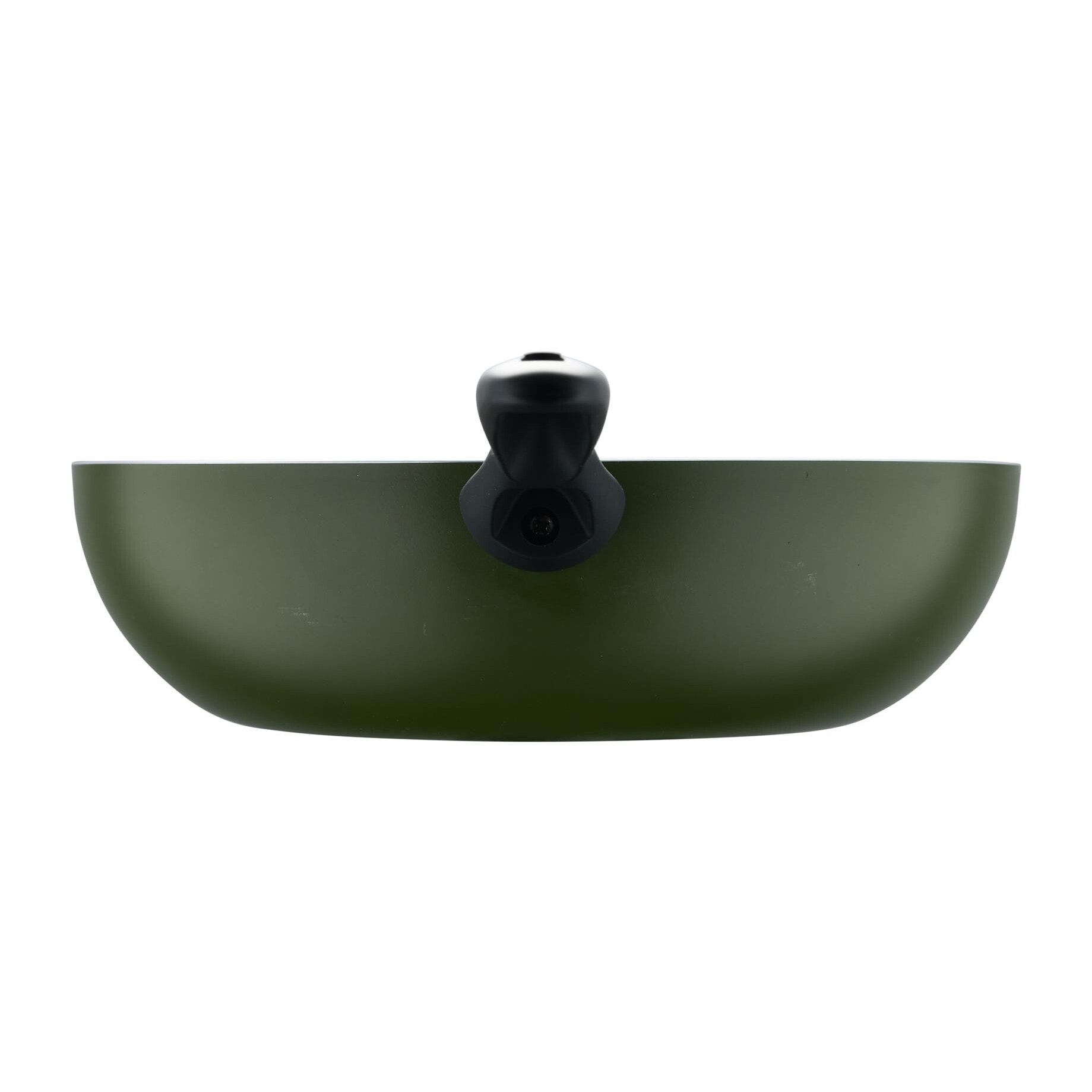 Wok ø28x7,5 cm en aluminio prensado verde, antiadherente y ligera para cocina diaria expert san ignacio