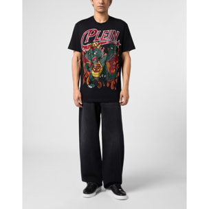 PHILIPP PLEIN Camiseta de cuello redondo y manga corta DRAGON
