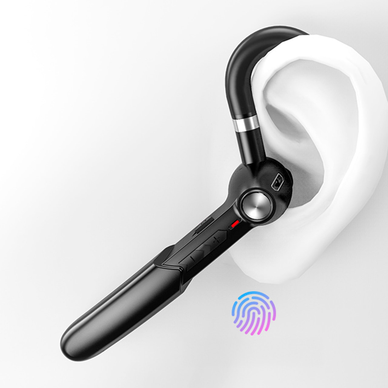 Auricular Bluetooth con manos libres ME-100 Business Edition de un solo oído.