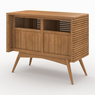 Meuble de salle de bain en bois de teck 100 cm - Auguste