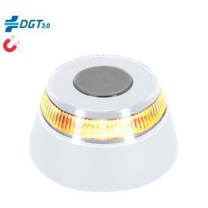 Baliza V16 geolocalizada Kershaw homologada DGT 3.0, LED ámbar 360°, 8 LEDs, visibilidad a 1km, resistente a agua y viento, pilas incluidas.