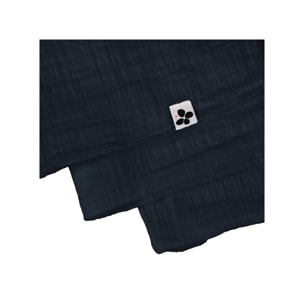 Lot de 3 serviettes 40x40 cm en gaze de coton - 10 coloris - GAIA