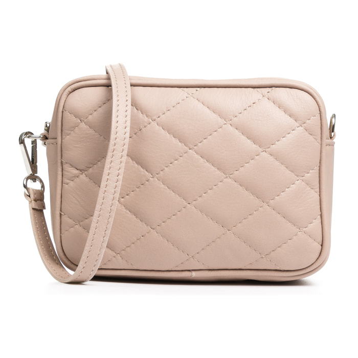 Serafina Riñonera de moda Unisex.Piel auténtica Sauvage Acolchado