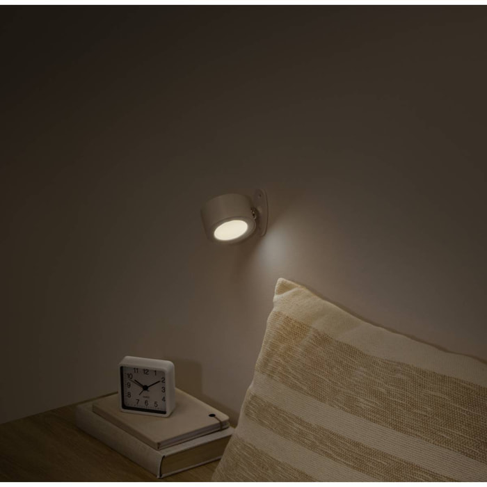 Lampe LED amovible à batterie blanc
