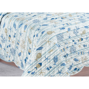 Copriletto Trapuntato Estivo 100gr Pinsonic Mare