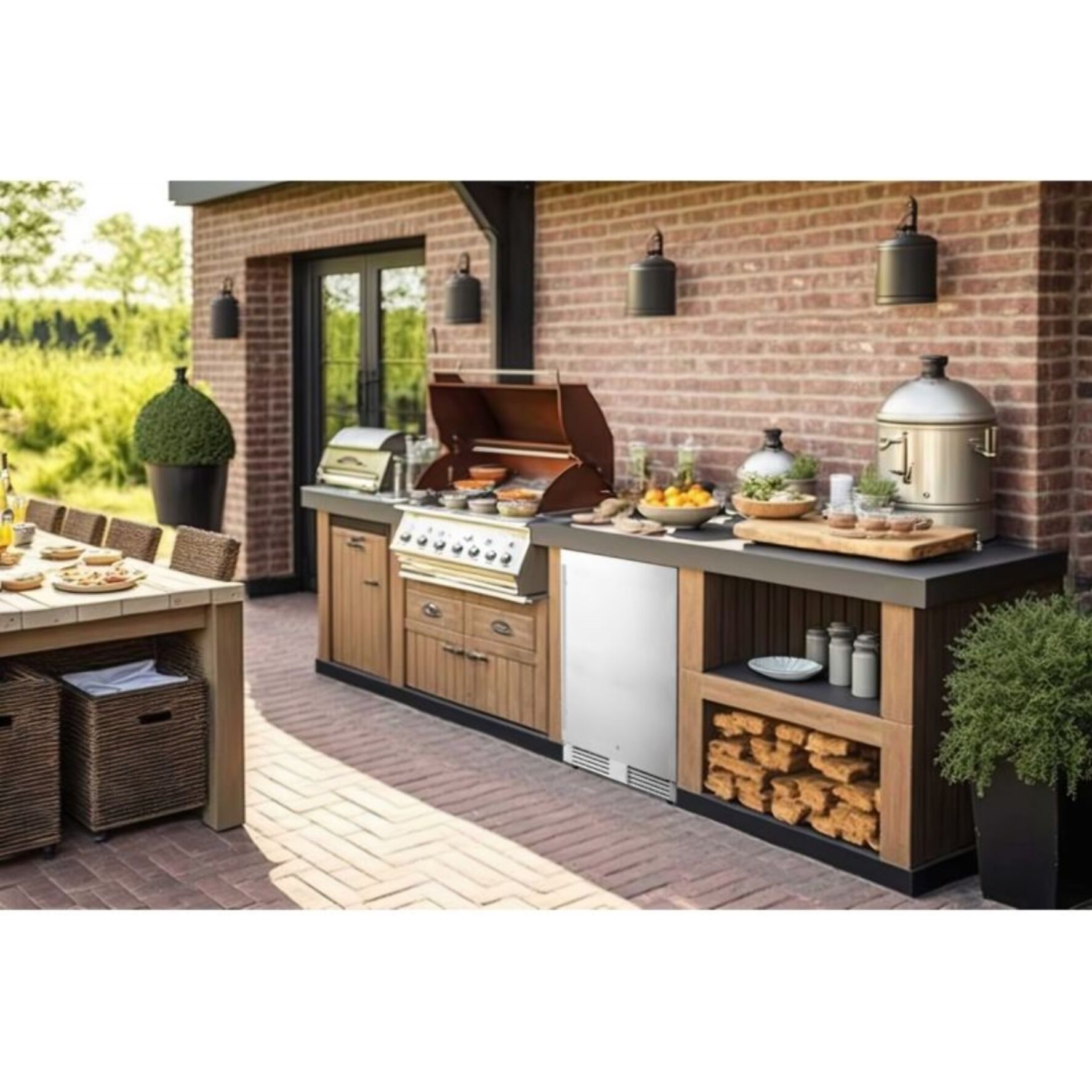 Réfrigérateur pro FRIGELUX d'extérieur RETT136A