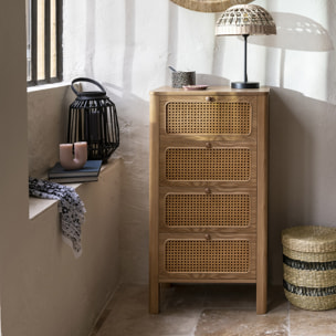 Set de 2 paniers "Jayla" en jonc de mer D33/38cm