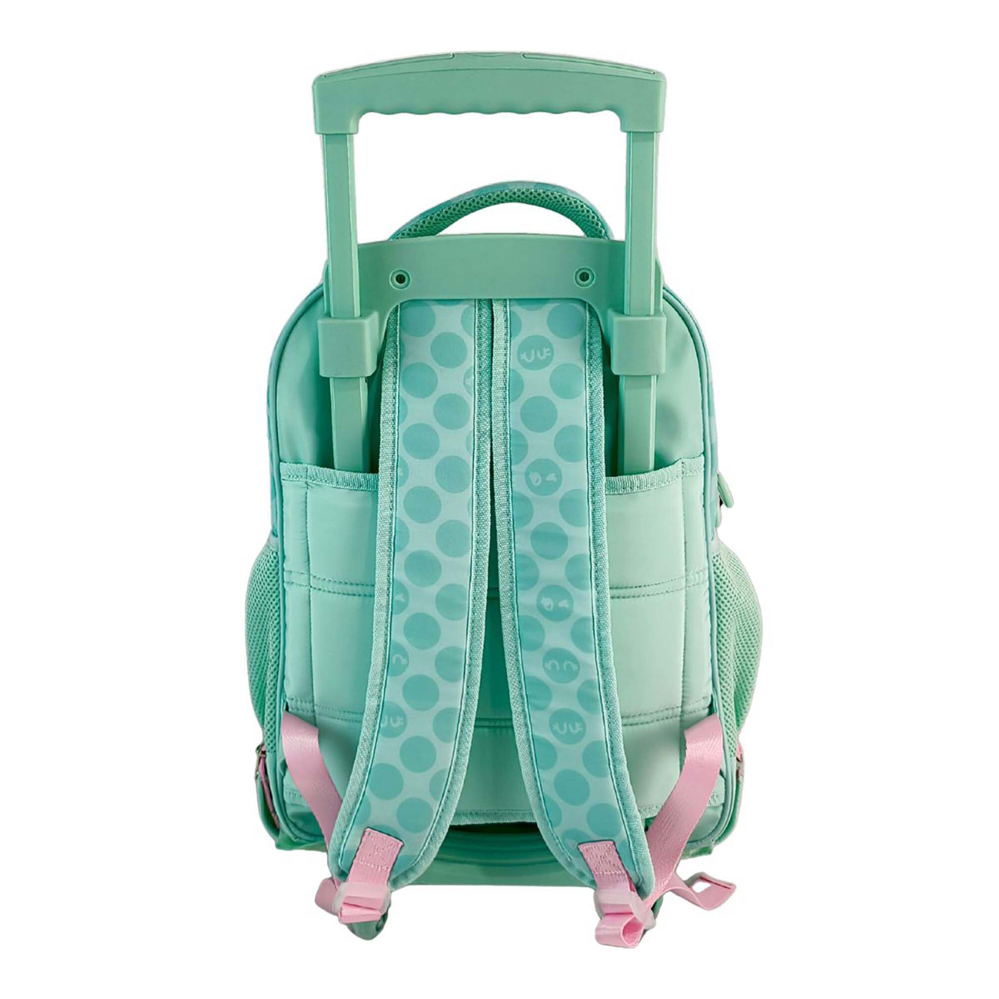 Trolley Fjo Compacto Doble Cuerpo Gran Capacidad Blin Blin Kiss Me. Espaldera y tirantes ajustables y acolchados.