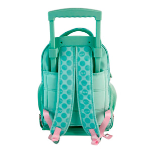 Trolley Fjo Compacto Doble Cuerpo Gran Capacidad Blin Blin Kiss Me. Espaldera y tirantes ajustables y acolchados.