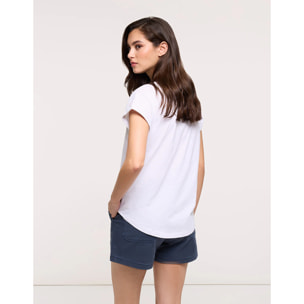 Camiseta Manga Corta Blanca - Cactica