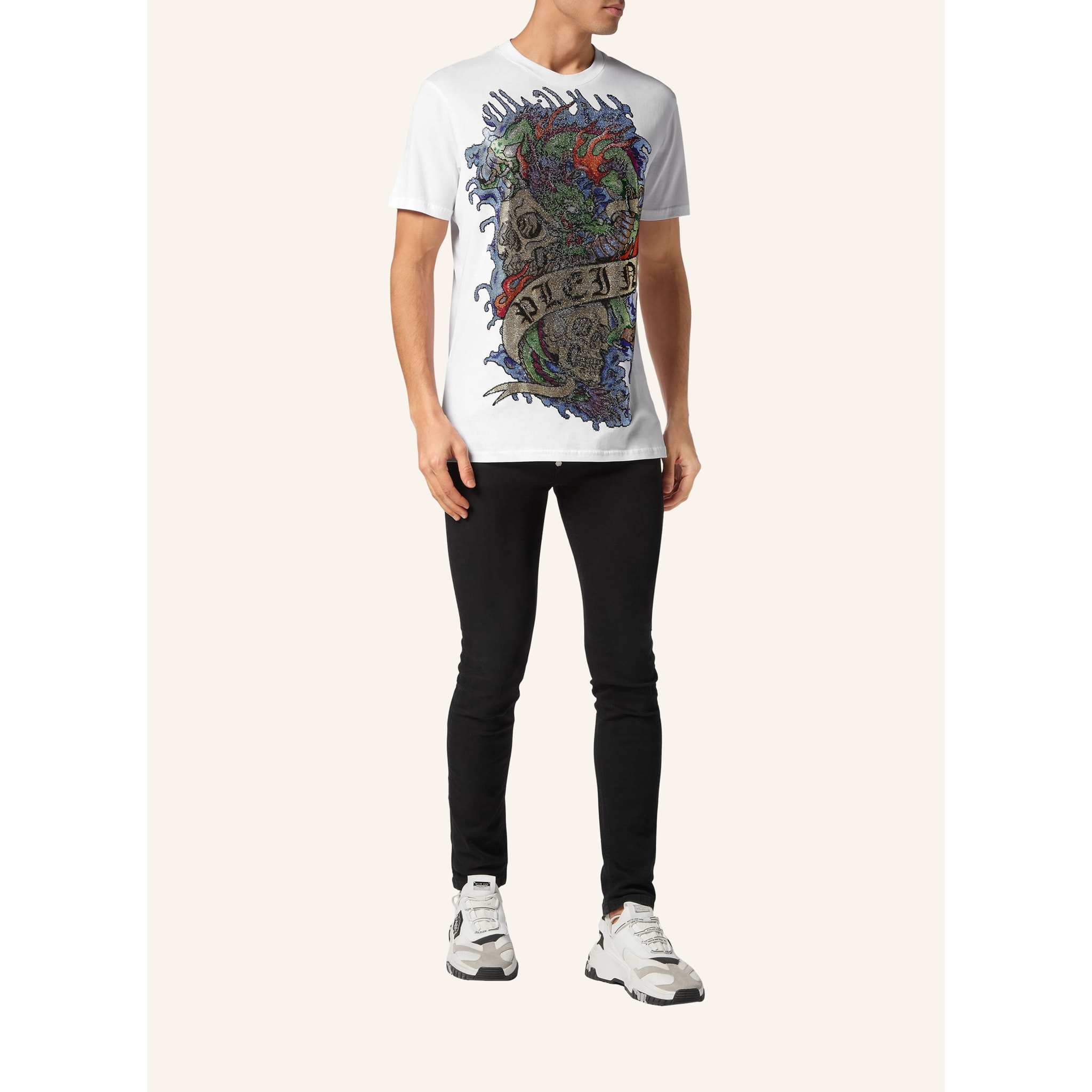 PHILIPP PLEIN Camiseta Cuello Redondo TATTOO