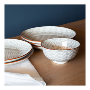 Lot de 6 petites assiettes à dessert, SLOW