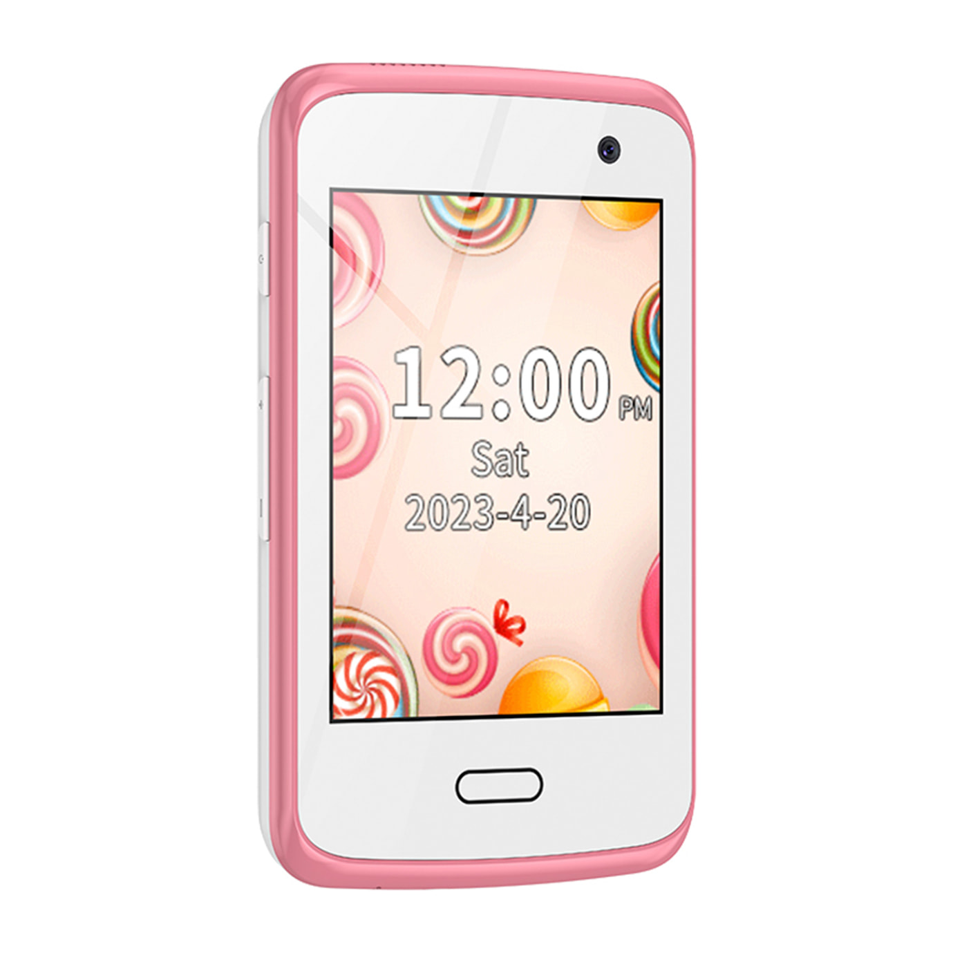 DAM Teléfono móvil A17 infantil con red GSM. Pantalla de 2,8, cámara, modo colegio, juegos de aprendizaje. 5,5x1x9,3 Cm. Color: Rosa