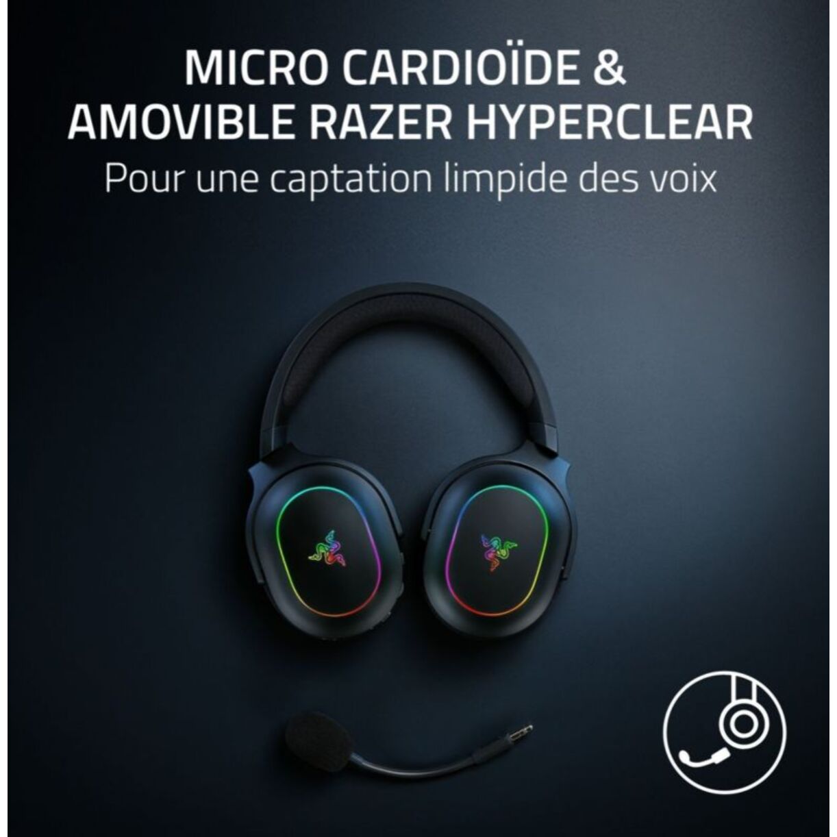 Casque gamer RAZER Barracuda X Chroma