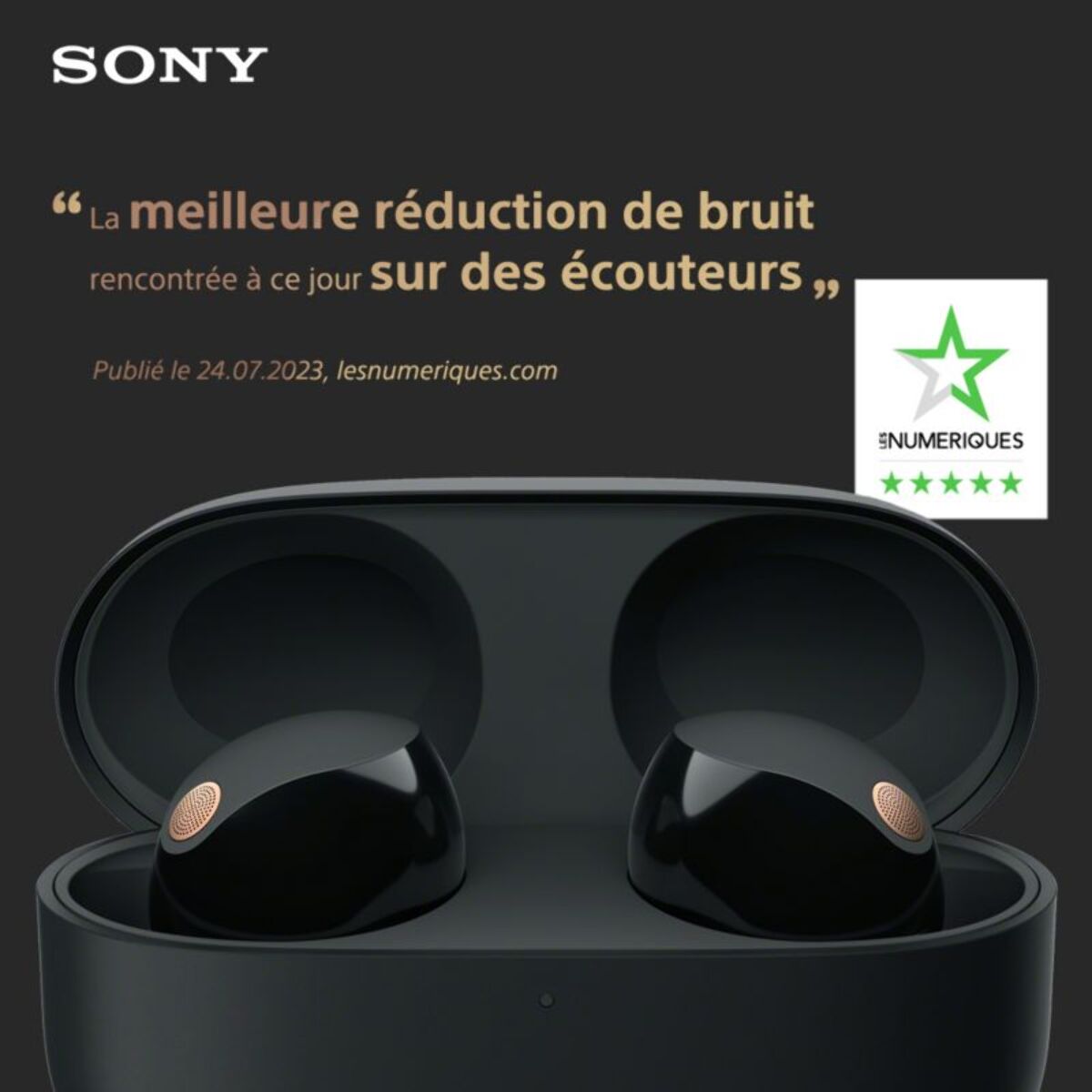 Ecouteurs SONY WF-1000XM5 Noir