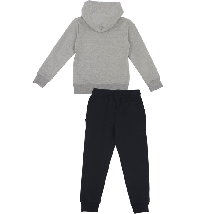 Tuta da bambina con cappuccio e full zip College