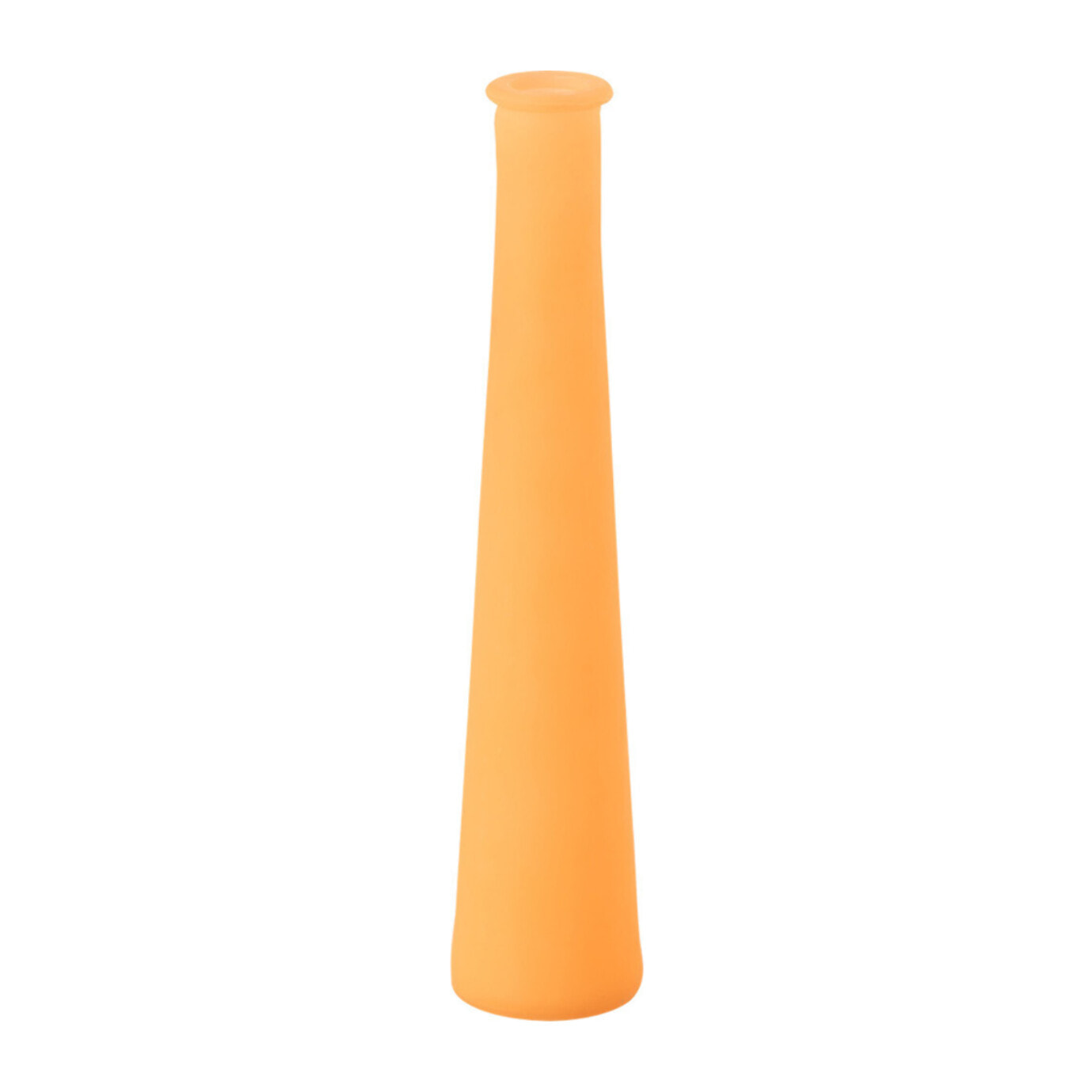 J-Line vase Tube - verre - orange - 31.5 cm de hauteur