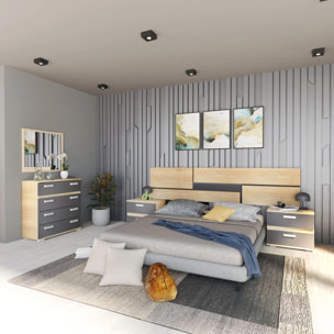 Dormitorio Ataneq Pure 4C Cambria - Grafito