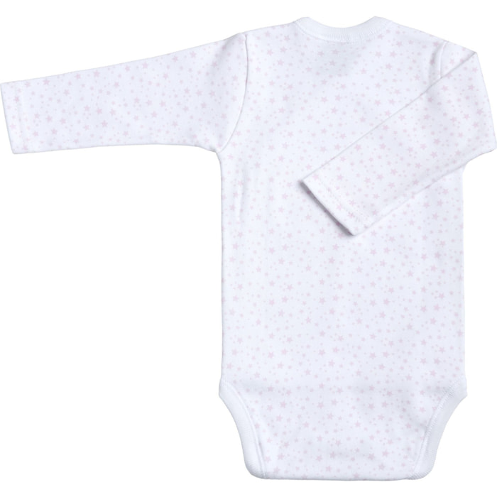 Body bebé manga larga cuello puntilla