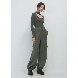 T-shirt cut out davanti