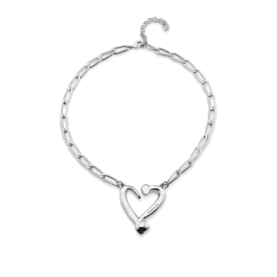 Colgante ONE LOVE PLATEADO U