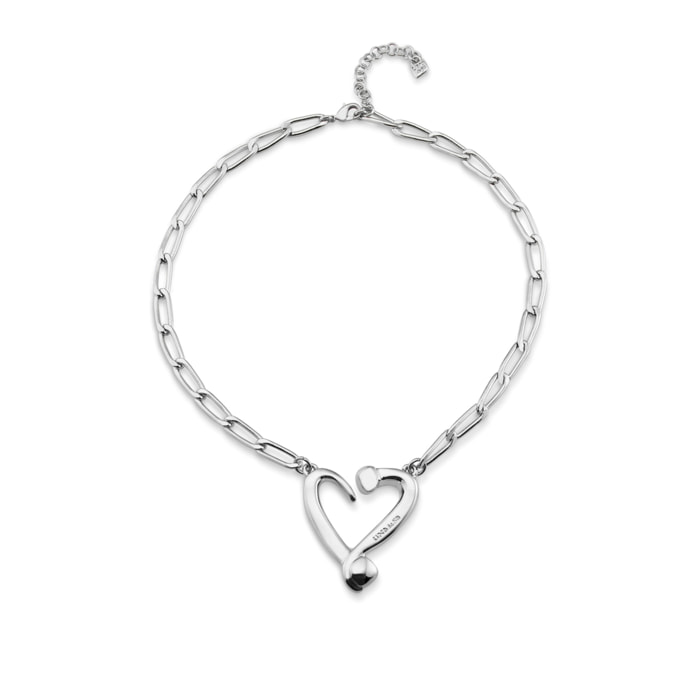 Colgante ONE LOVE PLATEADO U