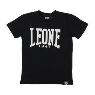 T-shirt da bambino manica corta con stampa e logo Basic