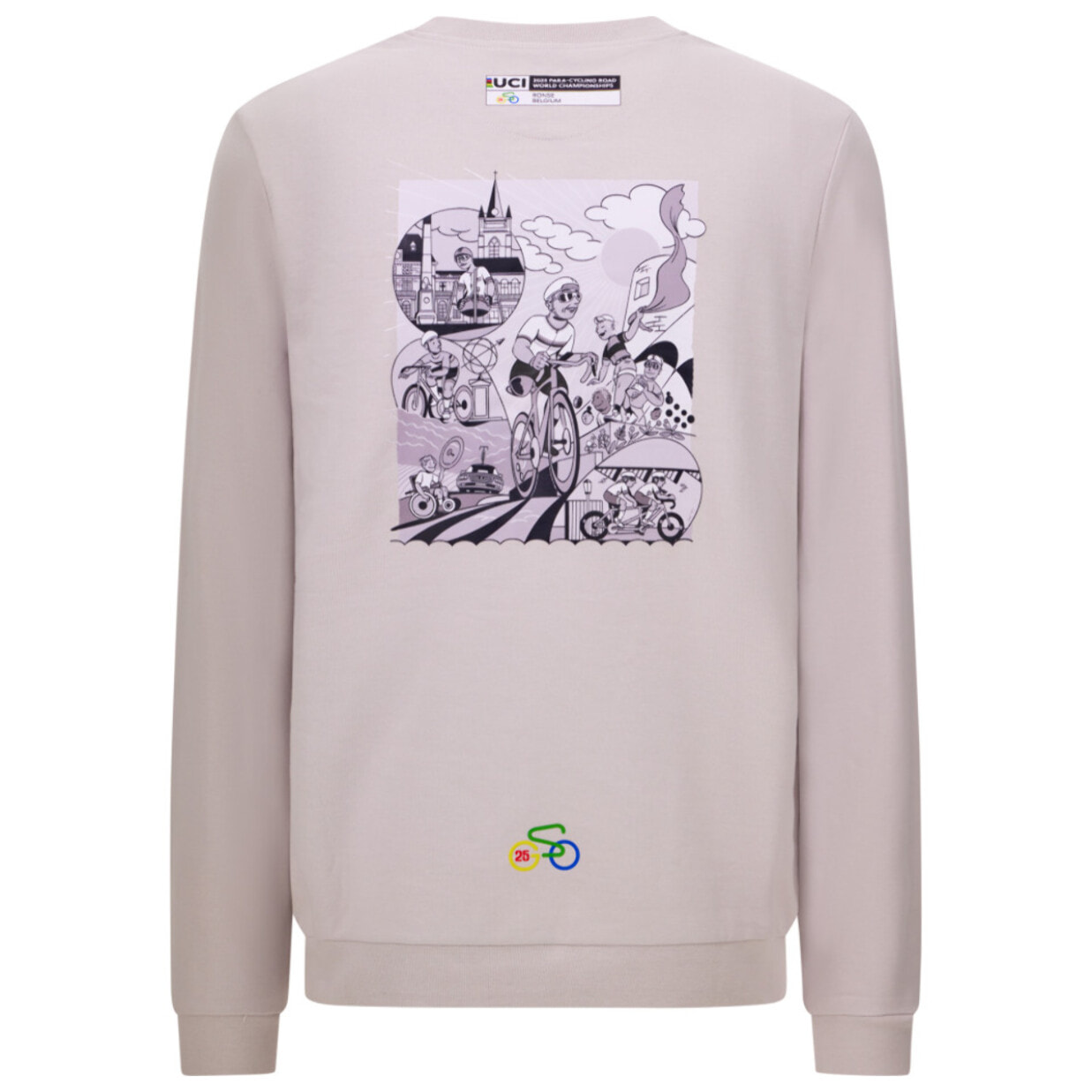 2025 Para Cycling Wc Ronse - Felpa - Grigio - Unisex