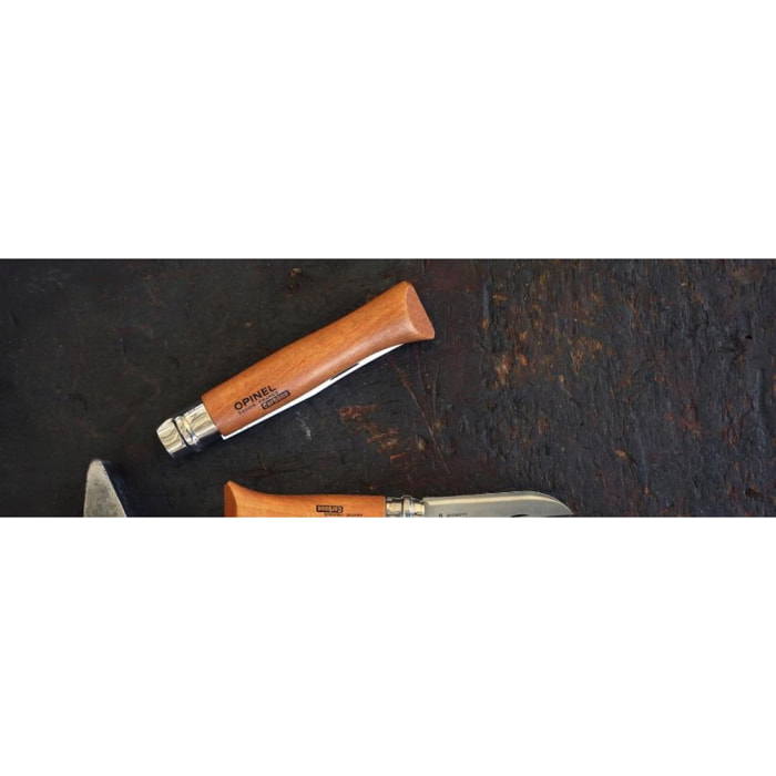 Couteau OPINEL N°9 Lame Carbone avec bague de sécurité - 113090