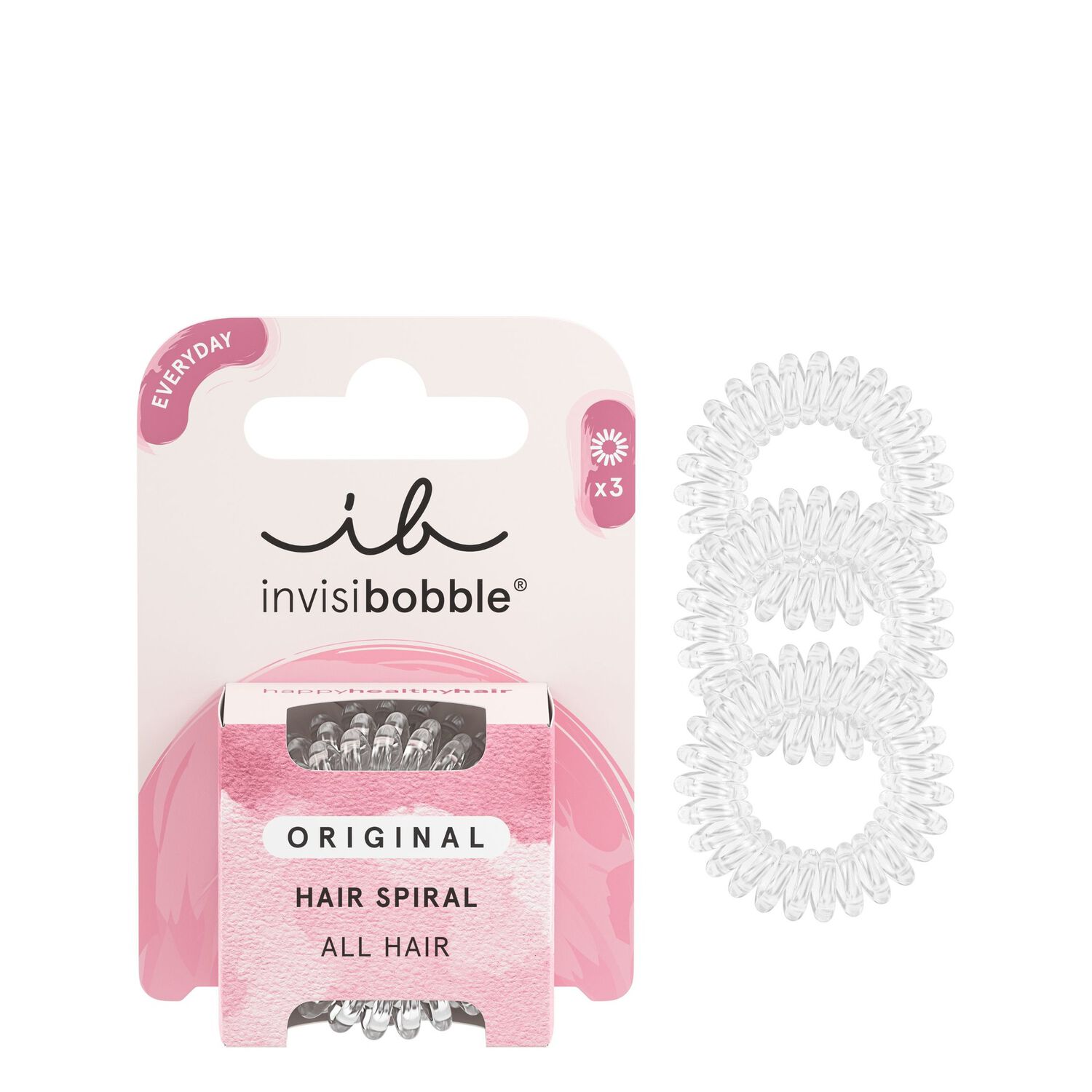 Original - Élastique à Spirale Crystal Clear x3