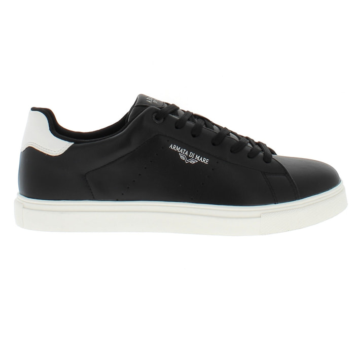 Armata di Mare Scarpe Uomo Sneakers Casual Stringate con Soletta Rimovibile in Memory Foam AMU 1D933 Black