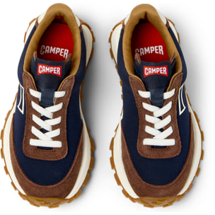 Sneakers - CAMPER Drift Trail Kids - Blu - Tessuto tecnico