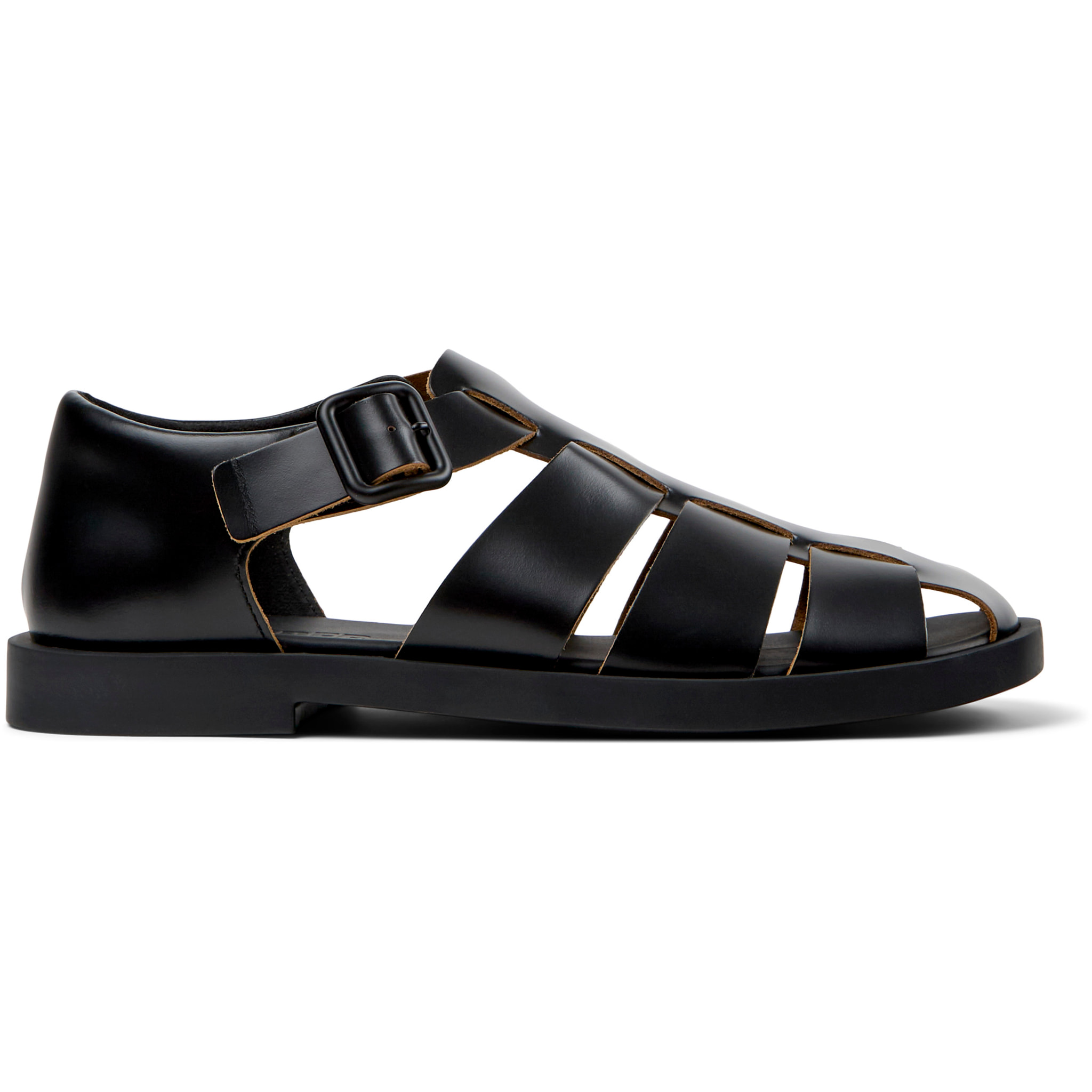 Sandalias - CAMPER Don - Negro - Cuero liso