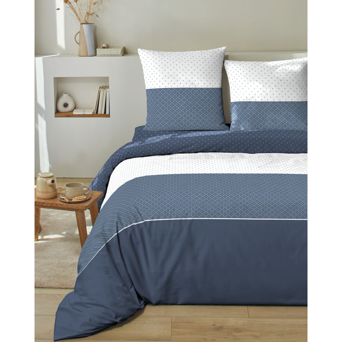 Parure housse de couette 3pcs 100% 100% coton 51 fils_cini