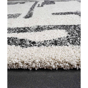 Tappeto Stile Geometrico Soggiorno Salotto Grigio