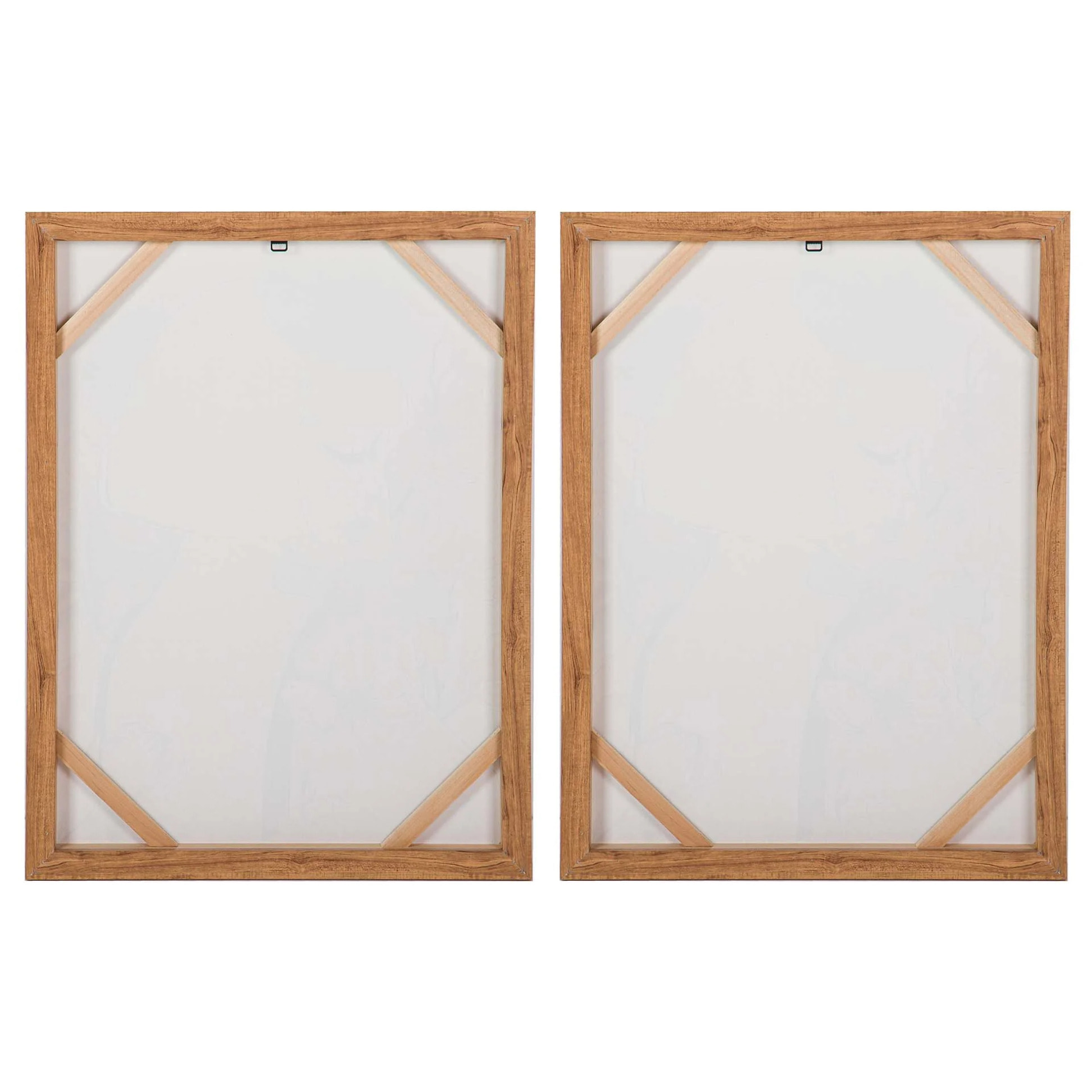Set 2 Cuadros Mujer 80% Pintado A Mano 60x4x80 Cm