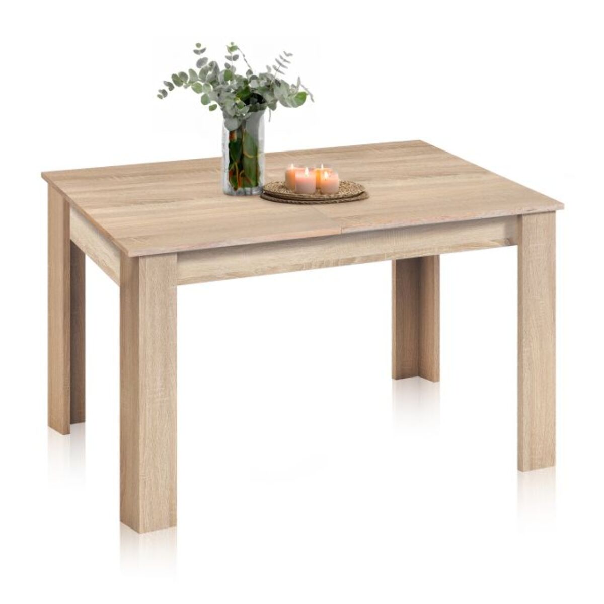 Mesa de comedor extensible Danna Roble Canadian