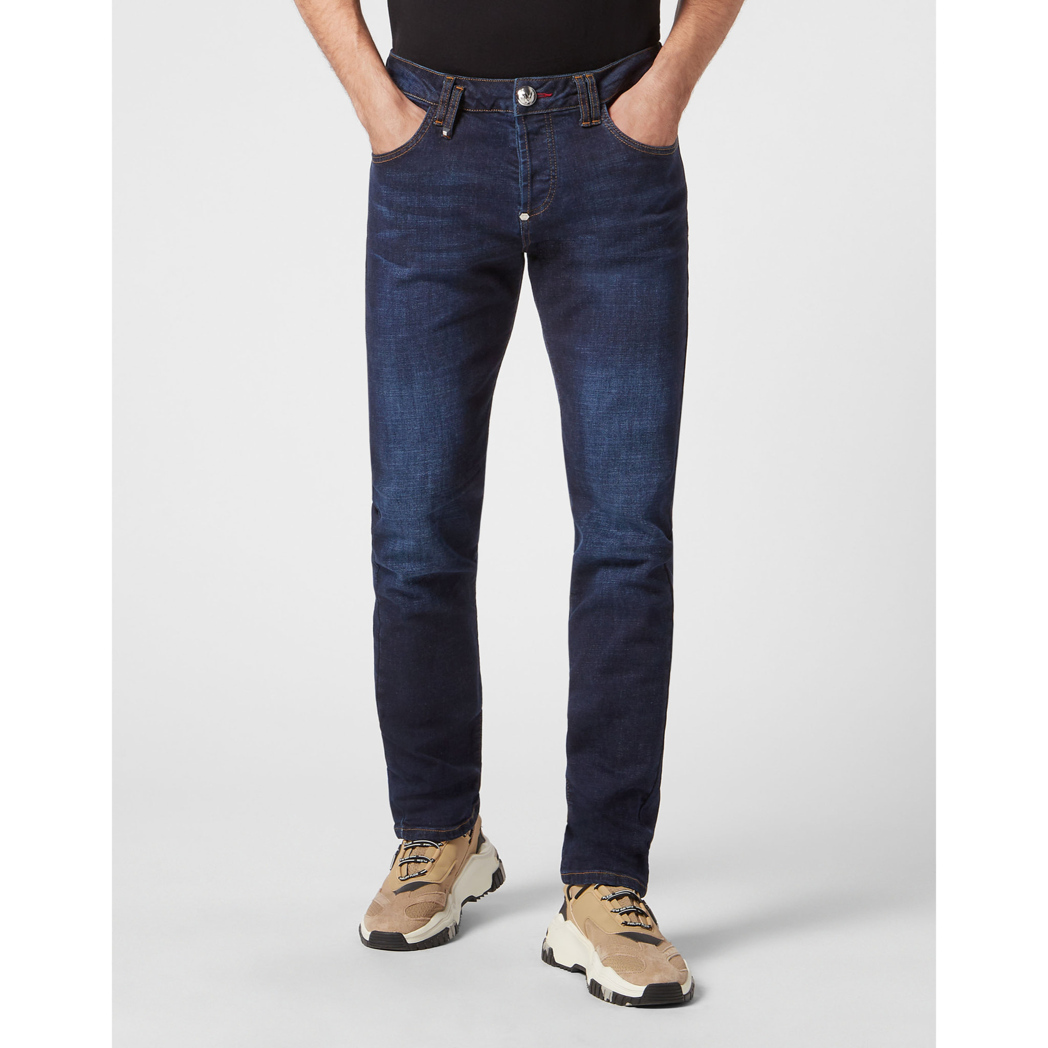 PHILIPP PLEIN Vaqueros Straight Fit ICONIC PLEIN