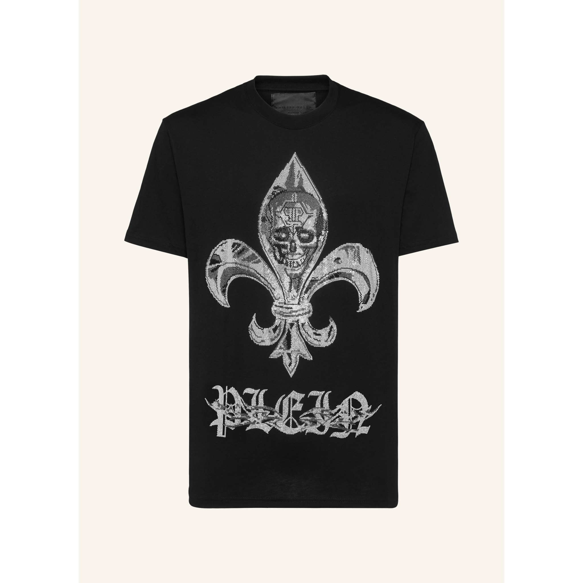 PHILIPP PLEIN Camiseta Cuello Redondo Ss CHROME